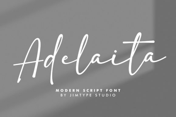 Adelaita: The Premium Script Typeface for Feminine Brand Campaigns