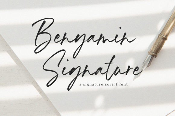 Benyamin Signature: The Handwritten Typeface That Elevates Your Brand