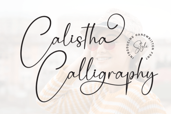 Calistha Calligraphy: A Modern Script Typeface for Elegant Web Design