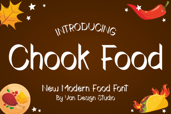 Chook Food: A Handwritten Typeface for Warm Editorial Design