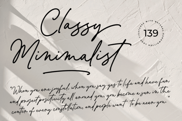 Classy Minimalist: The Premium Typeface for Elevating Your Brand Identity