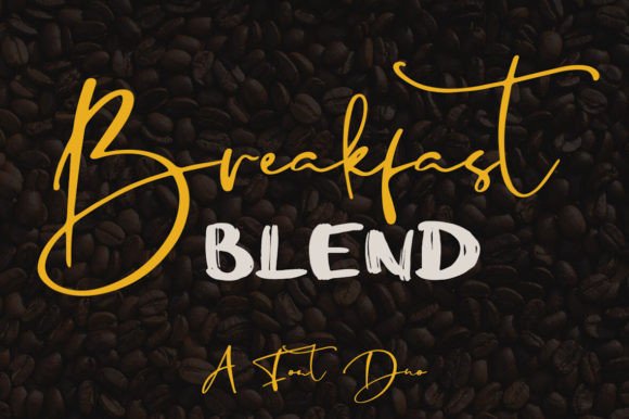 Elevate Your Editorial Design with the Breakfast Blend Typeface