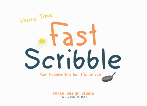 Fast Scribble: A Dynamic Typeface for On-the-Go Branding