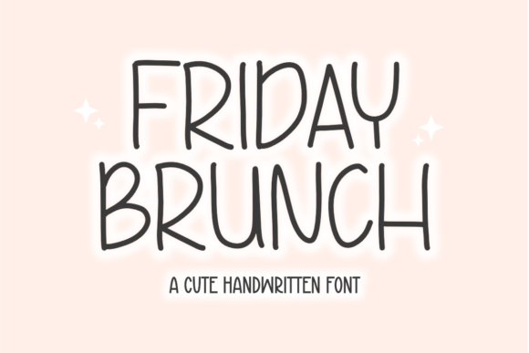 Friday Brunch: The Perfect Handwritten Typeface for Your Craft Projects