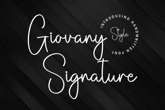 Giovany Signature: The Handwritten Font for Professional Branding