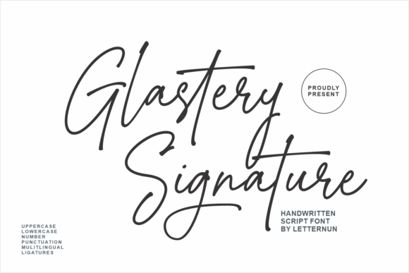 Glastery: A Premium Script Typeface for High-Impact Campaigns