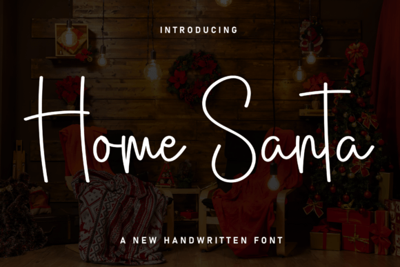 Home Santa: The Handwritten Typeface That Elevates Campaign Visuals