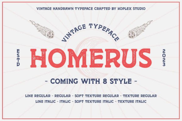 Homerus: The Vintage Script Font for Authentic Brand Identity