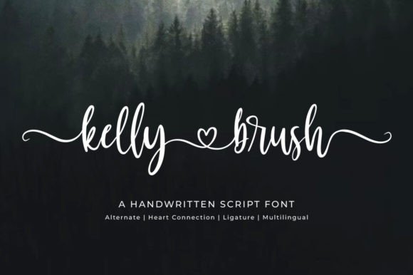 Kelly Brush: A Modern Handwritten Typeface for Editorial Design