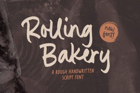 Rolling Bakery: The Handwritten Typeface That Transforms Small Business Branding