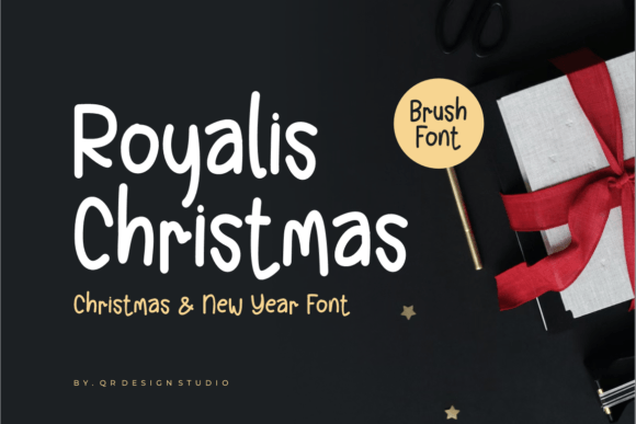 Royalis Christmas: A Handwritten Typeface for Festive Web Design
