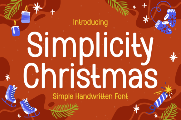 Simplicity Christmas: A Festive Script Typeface for Digital Branding