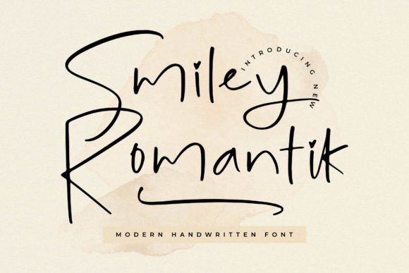 Smiley Romantik: A Handwritten Typeface for Modern Web Design