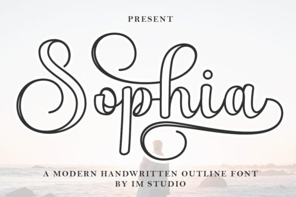Sophia Outline: A Sweet Handwritten Typeface for Digital Brands