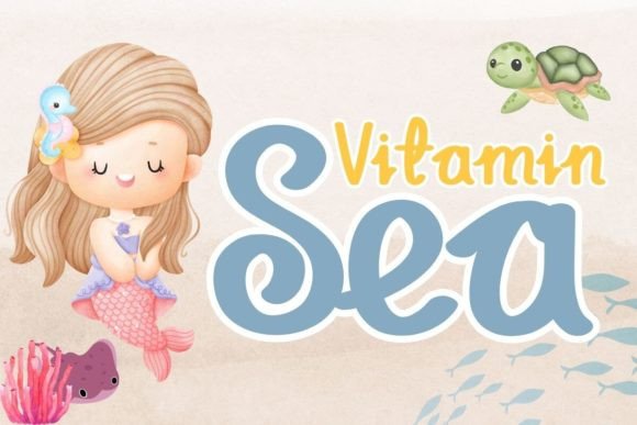 Upgrade Your Brand with the Vitamin Sea Typeface for a Fresh Look
