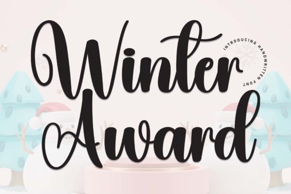 Winter Award: A Timeless Handwritten Typeface for Elegant Branding