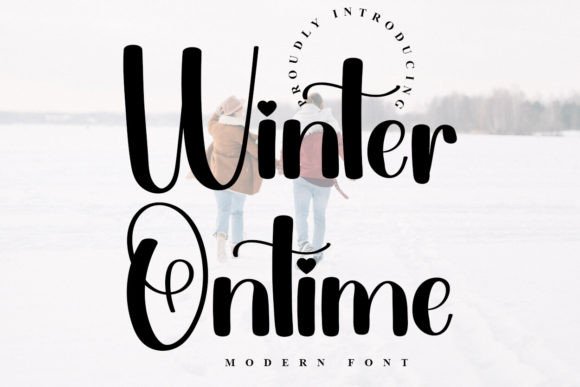 Winter Ontime: The Bold Handwritten Typeface for Campaign Design